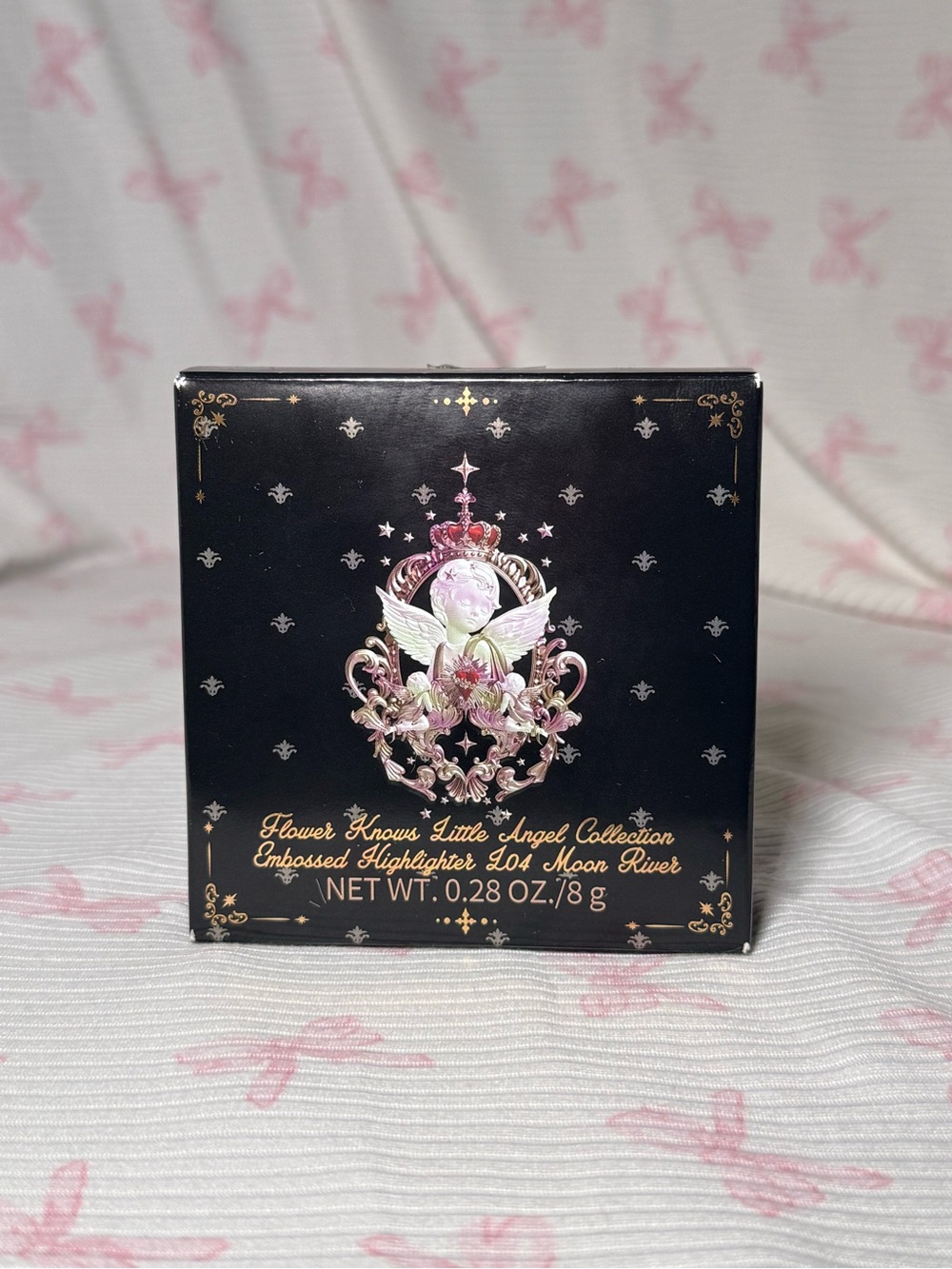 Flower Knows Little Angel Collection Embossed Highlighter - Moon River